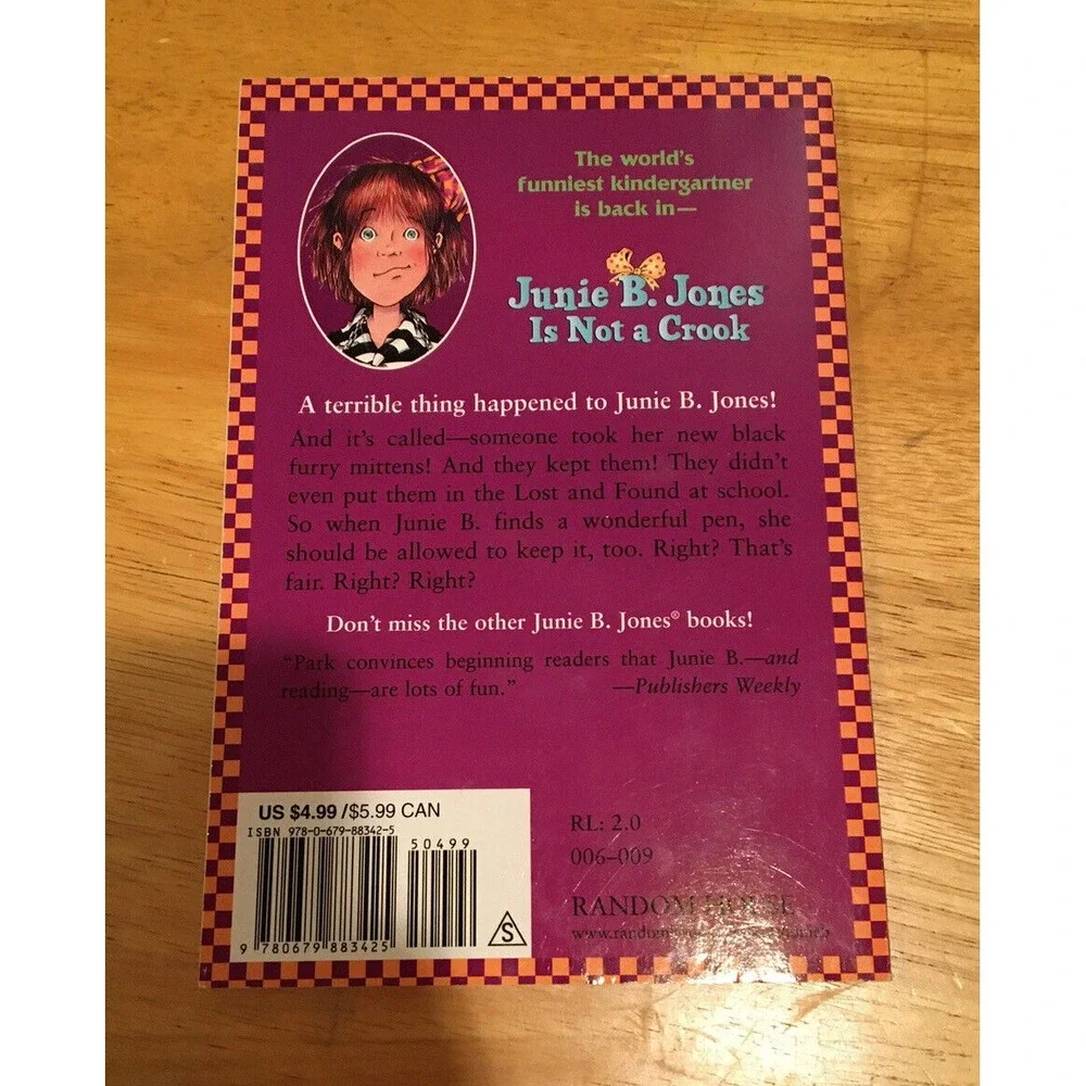 Four PACK BUNDLE / LOT OF JUNIE B JONES - Paperbacks - Barbara Park B6‎